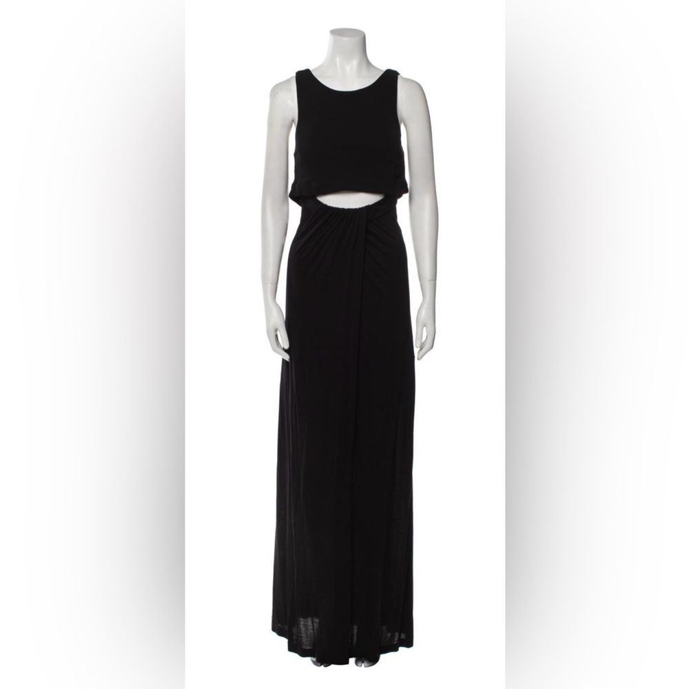 A.L.C. Elegant Black Cutout Strapless Dress